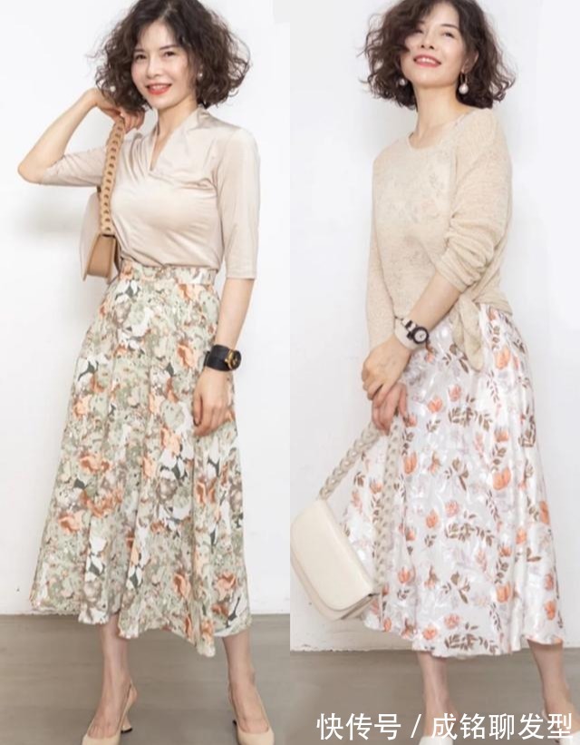 连衣裙|人到中年要远离“妈妈装”,看这位博主的减龄穿搭,时尚又有品位