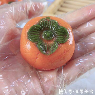 柿子|今年必须做的好柿花生月饼
