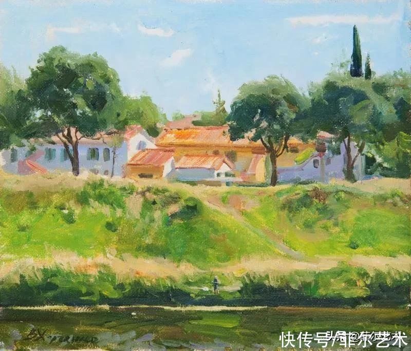 victori俄罗斯女画家维多利亚·哈尔琴科风景油画作品欣赏