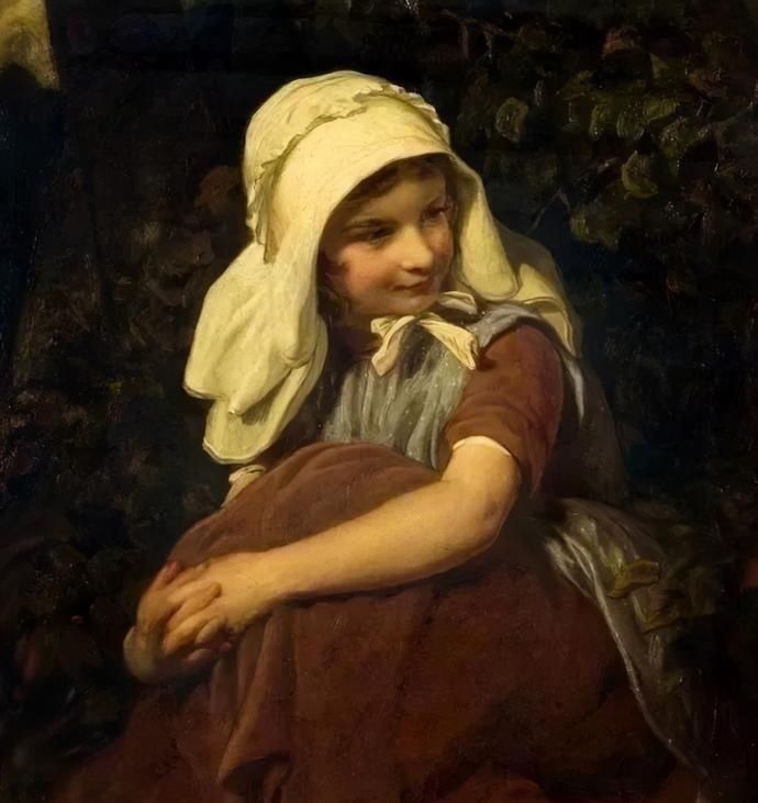 美人!英国艺术家詹姆斯·桑特人体油画中的美人,珠圆玉润,风情万种