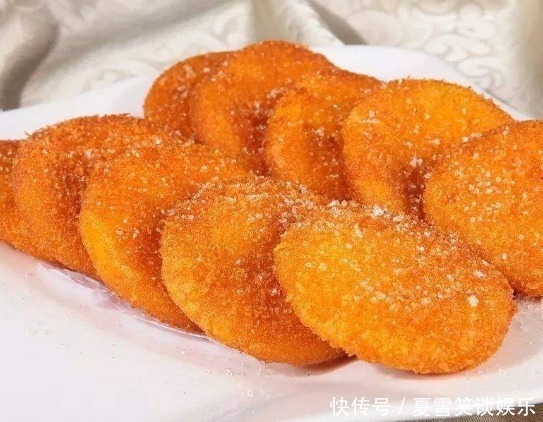 超美味|做南瓜饼时,还在用油炸大厨教你“1招”,低油少糖超美味