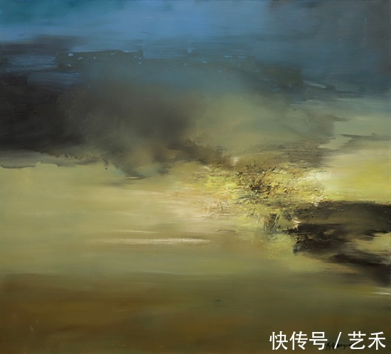 布面油画@薄云:新意象油画