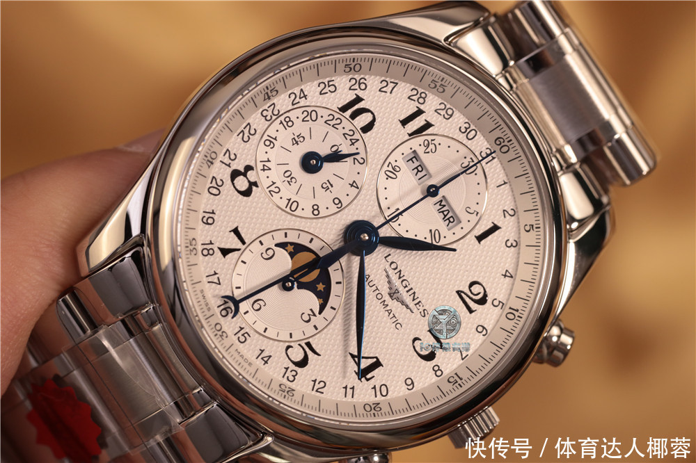 阳哥玩表：KL浪琴八针月相做工如何？来看看实拍评测