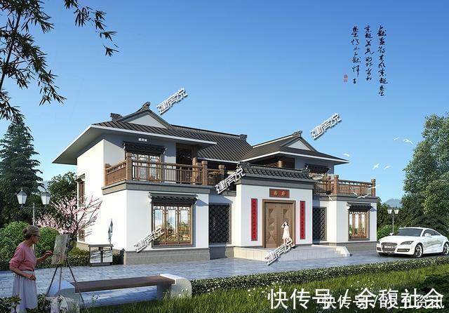 百花秋|带庭院的中式别墅,拥有一栋,已经超越了99的建房者