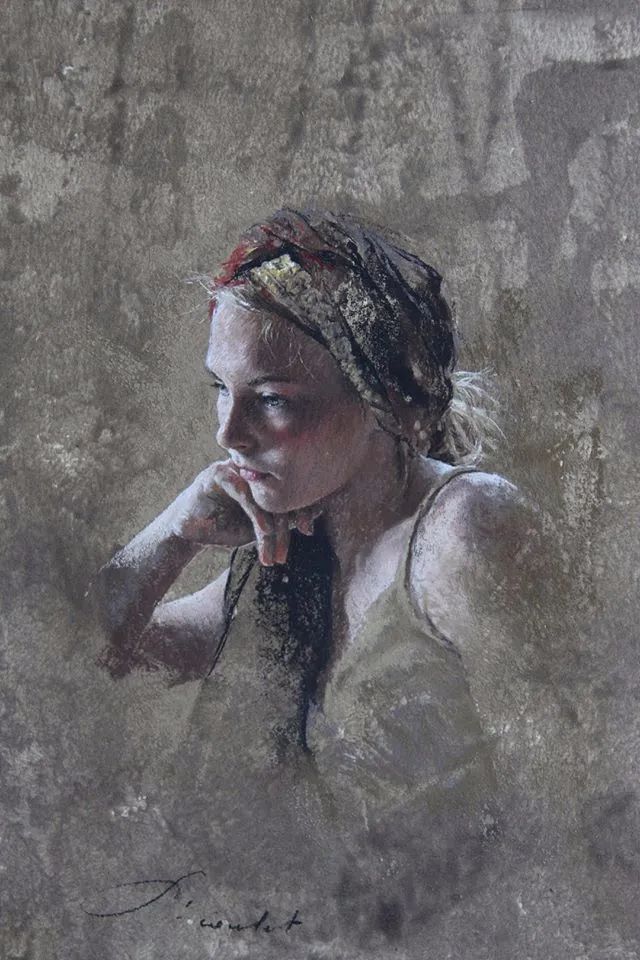 美术学院|她是大师,她的色粉画作美得令人浮想联翩!