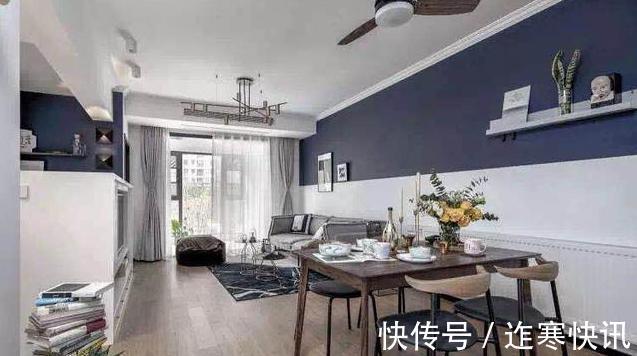 墙面|69㎡小户型的“逆袭”，变身3室2厅阳光房，色彩搭配精致出彩