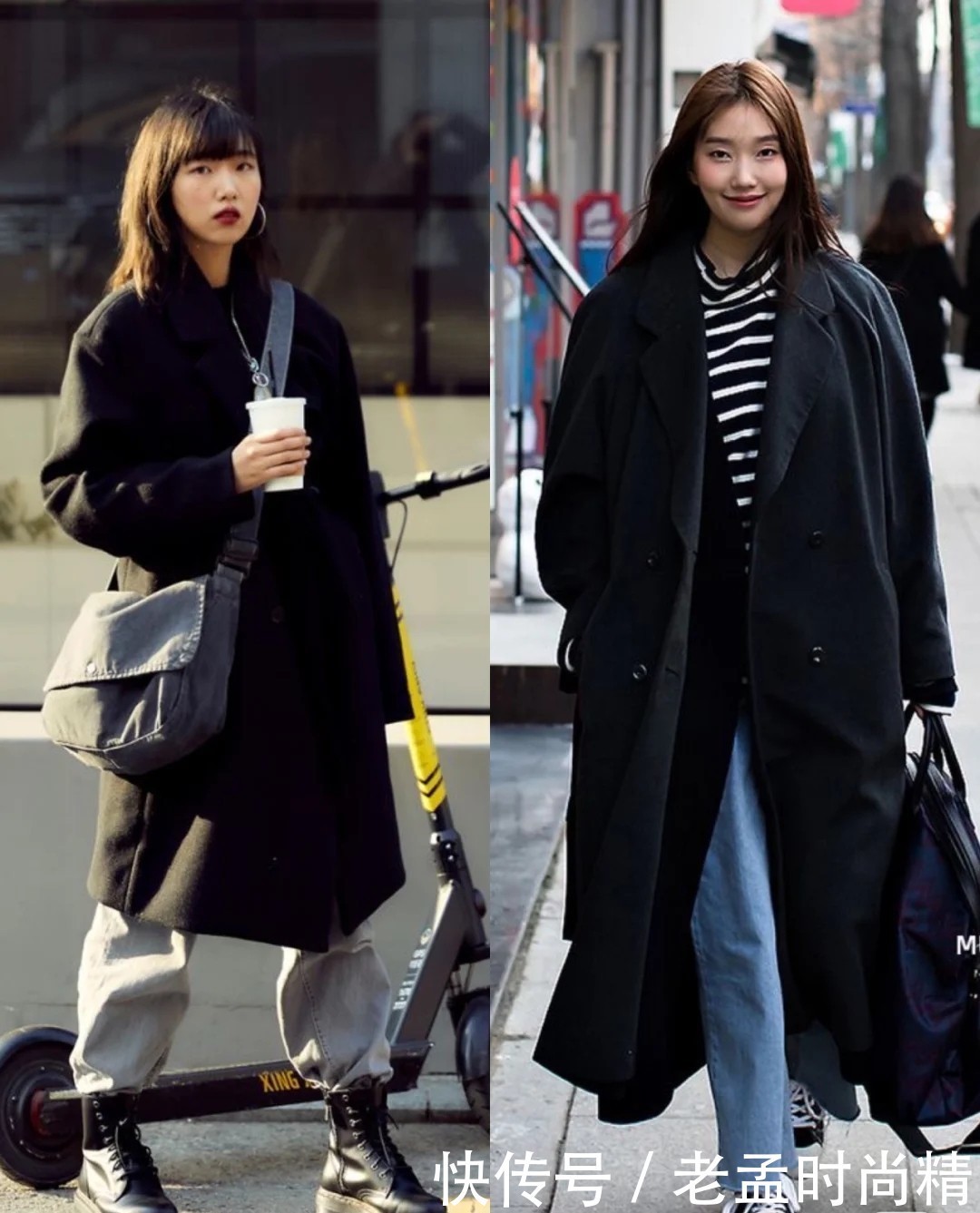 搭配|永不过时的黑色大衣, 今冬这样搭配更时髦! 回头率满满