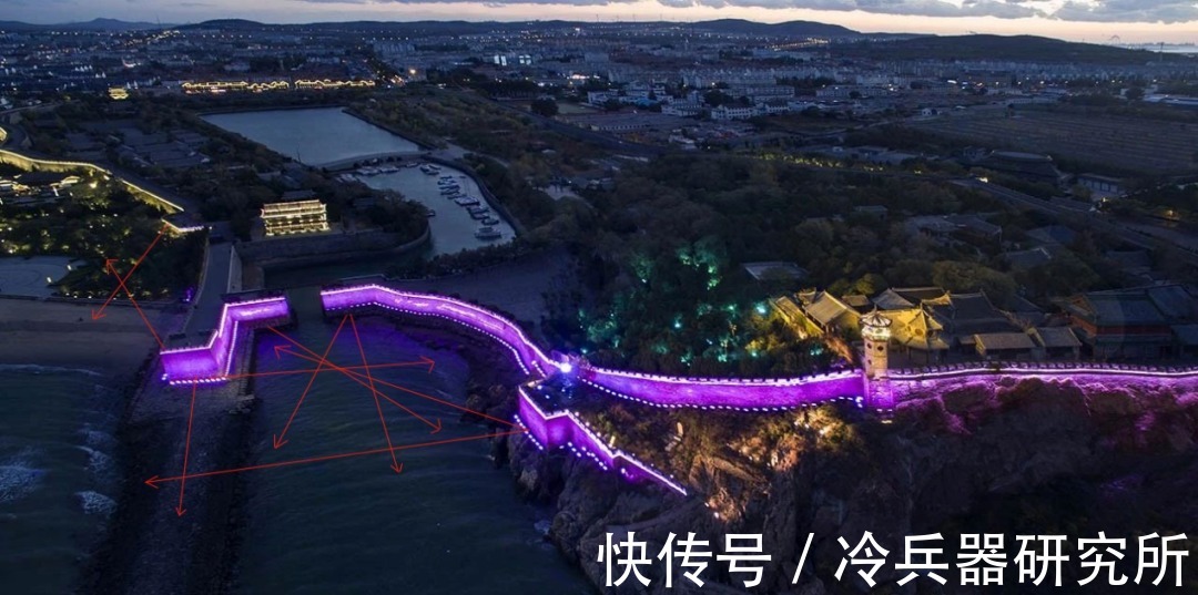 炮台@从现存最完整的明代军港,登州蓬莱水城,看明清海防最大漏洞