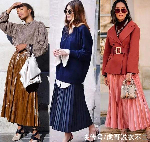 谁说40岁的女人不适合百褶裙？这么搭优雅又时尚，减龄不止一点