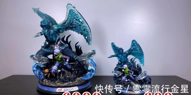 手办|火影600手办VS6000雕像，卡卡西质感差距明显，须佐彰显细节