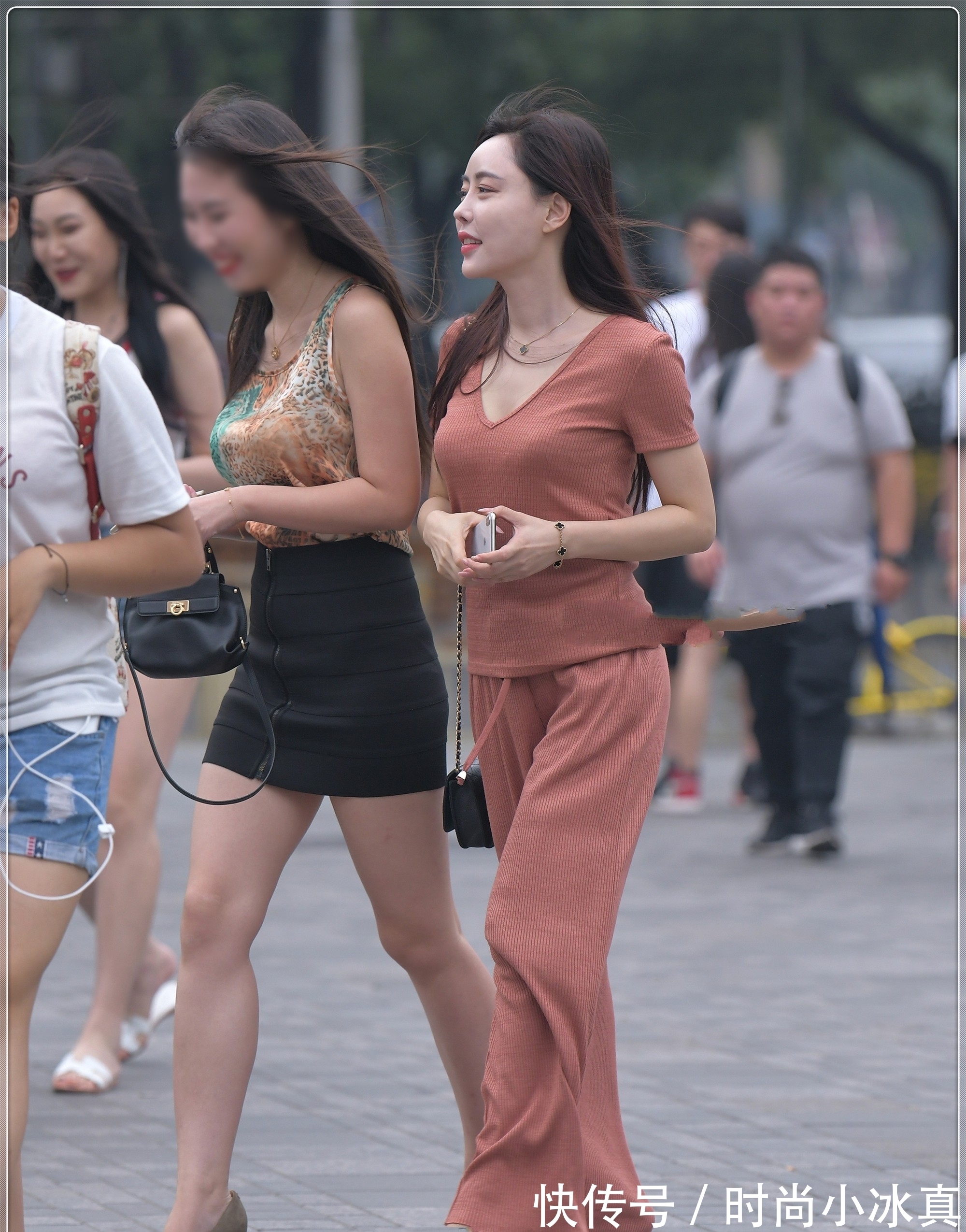 玫粉色 玫粉色针织套装,柔软舒适,垂感十足