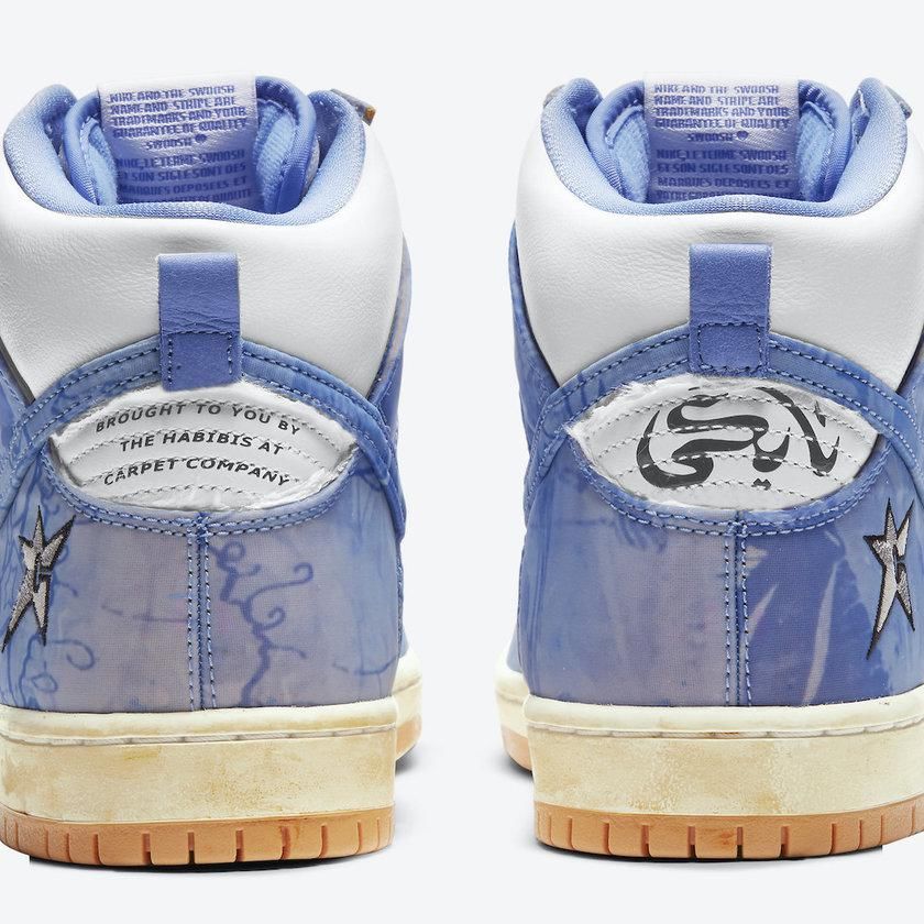 做旧效果绝了！“地毯公司” Carpet Company x Nike Dunk SB High 联名即将登场！