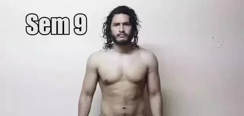 记录照|8个月，这个小伙用35张记录照告诉你，健身能带给身材多大改变