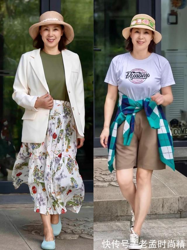 针织衫|60岁时髦女人早就不穿阔腿裤了!秋季试试这三款裤子,优雅显气质