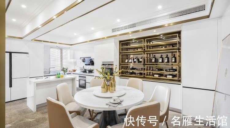 奢华|温州女士的现代四居室,巧用金属元素,精致中透着小奢华