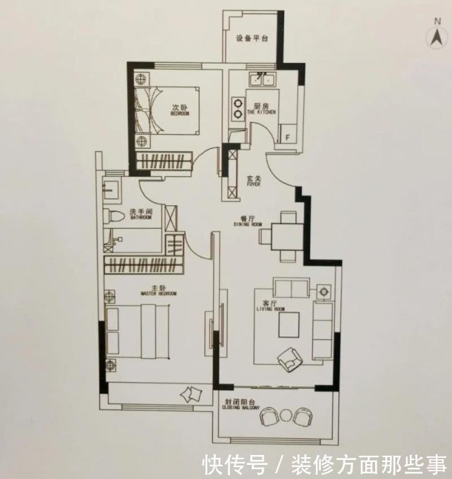 睡眠质量|109平现代风三居室,简约大气既突出风格又避免了喧宾夺主