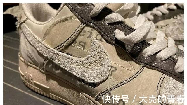 nike Nike玩上头了！继Dunk蕾丝边后，又来一双白丝AF1