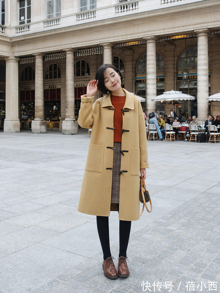 冬天|冬天出街穿什么?有了呢子大衣什么都不用愁,时髦精致又有女人味