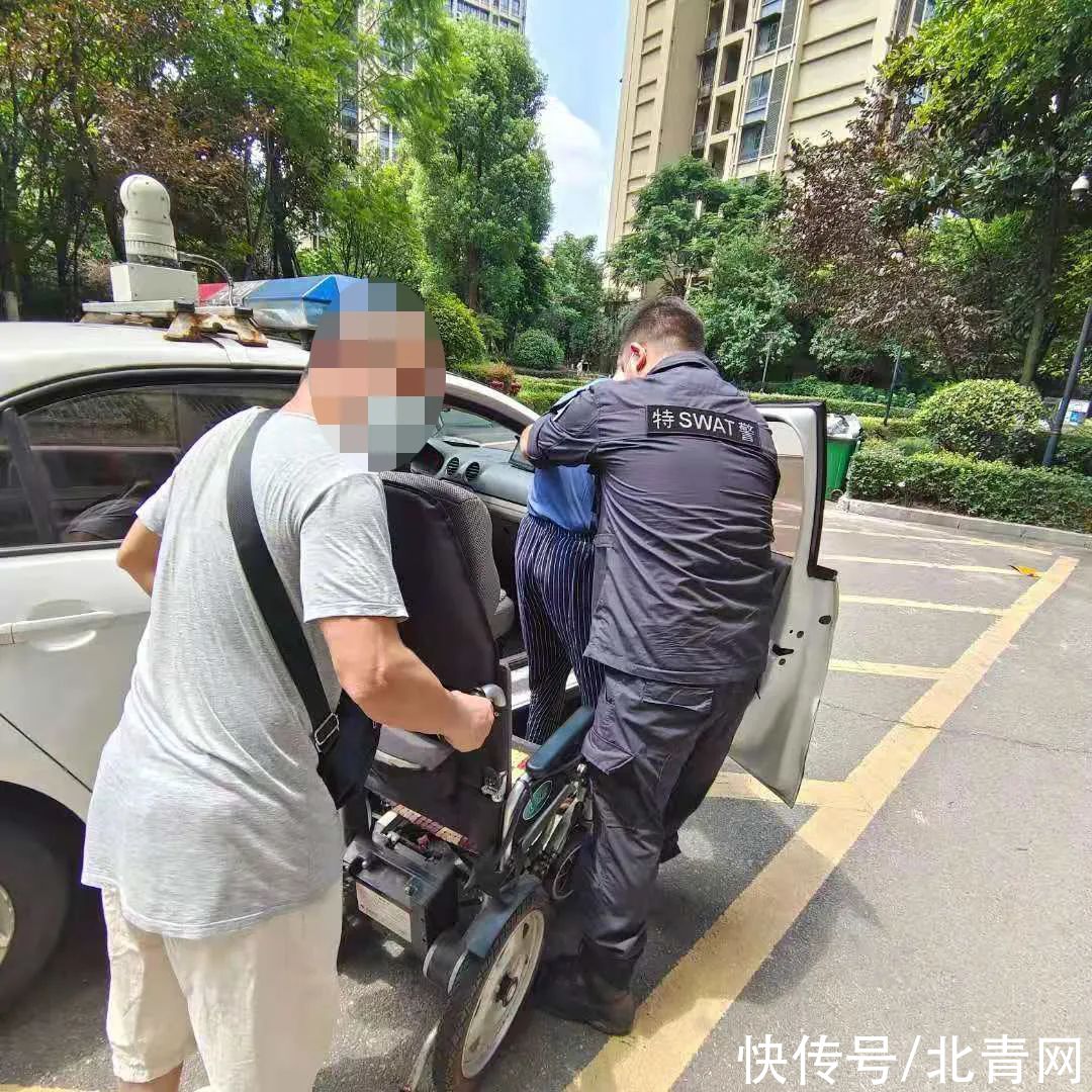 轮椅|泸州一警车在隧道内开得比走路还慢，却获群众纷纷点赞