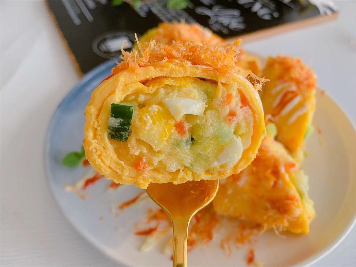 小丁|这几样蔬菜加鸡蛋，焯水拌一拌，没想到这么好吃，低脂低卡又营养