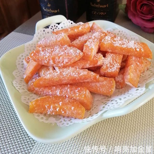 零食|椰蓉地瓜条,低脂又健康的小零食