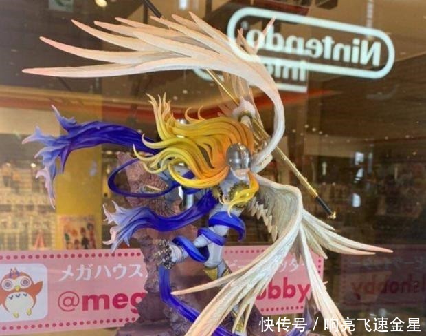 天使兽|数码宝贝20周年纪念版超大土豪级天使兽实物公开