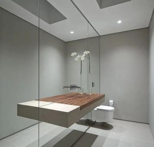 齐家美美|洗手台不装台盆，排水全靠1条缝，以后我家卫生间也要这么装！