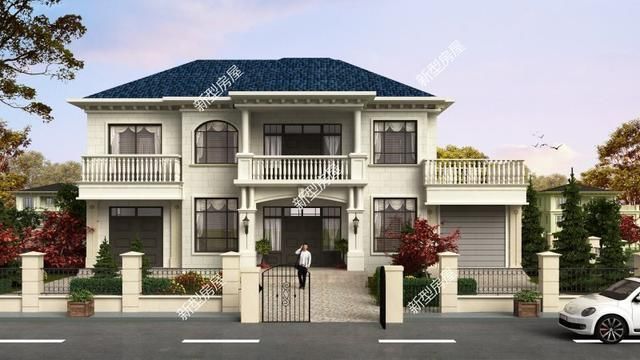 占地|车子买不起,车库必须有!分享几套农村建房图纸,最低25万搞定