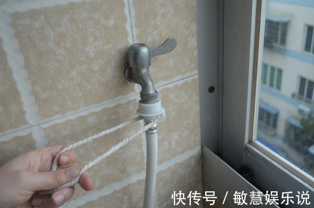 开关|不管家里有钱没钱,水龙头上放一根绳子,用途真厉害,省钱又实用