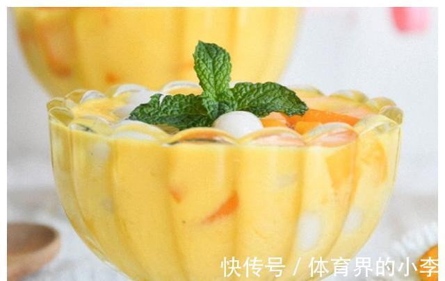 孩子爱吃的芒果牛奶杯,甜香软糯,营养美味,吃了一次还想吃