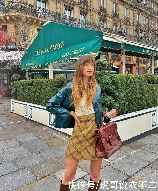 法国博主的穿搭好惊艳，高级又性感，“配色”时髦太适合春季了