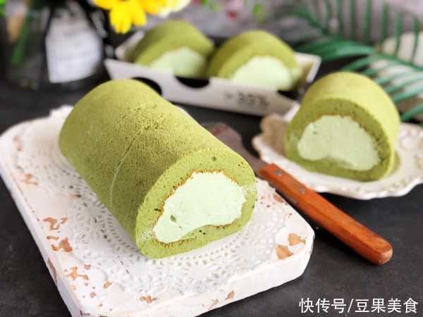 奶油|抹茶蛋糕卷一上桌，老人宝宝全都笑