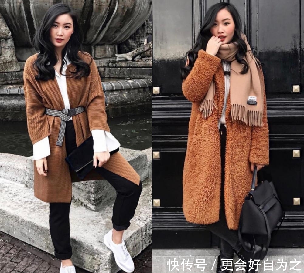 这位|冬天如何穿大衣？这位小个子博主教你如何做个气质的女人！