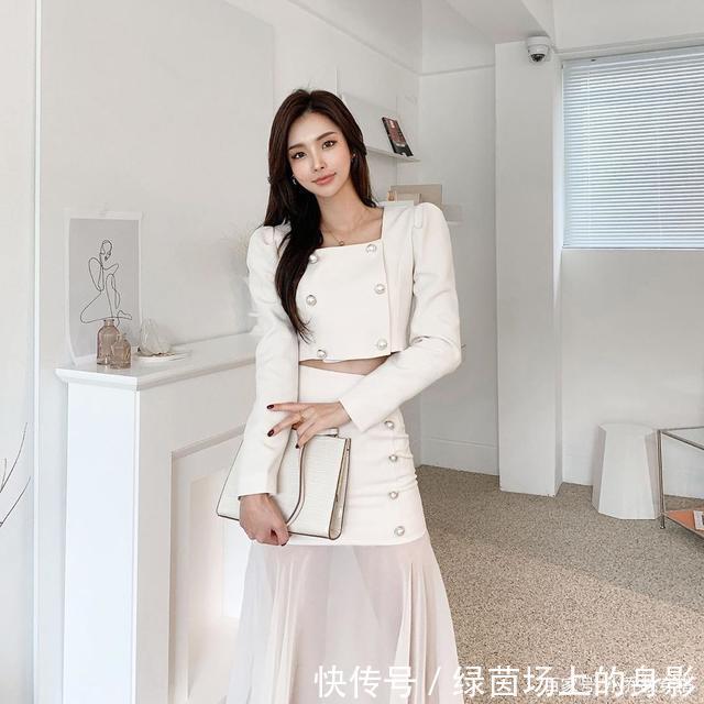 网纱半身裙套装,轻松适应任何场合的穿搭~