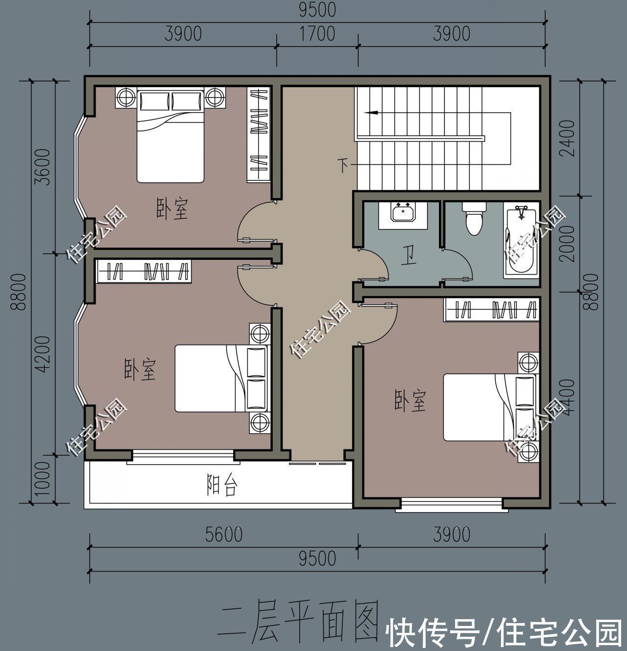 健身房|2021年回农村建房，这4套图纸被使用次数最多，且都有一个共同点