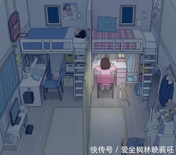 聪明的父母,都把一间儿童房隔成2间了!一儿一女同住一屋好方便!