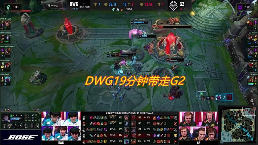 DWG|S10：DWG硬实力取胜，时隔三年，S赛总决舞台再现中韩对决