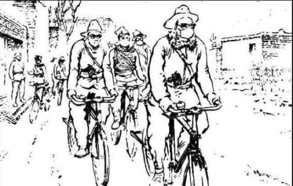 自行车|为什么抗战剧里,鬼子们都在地上跑,汉奸却骑自行车?