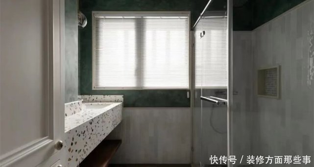 卫生间|看腻了日式北欧,来看看她家113㎡脏橘+墨绿的东南亚风吧