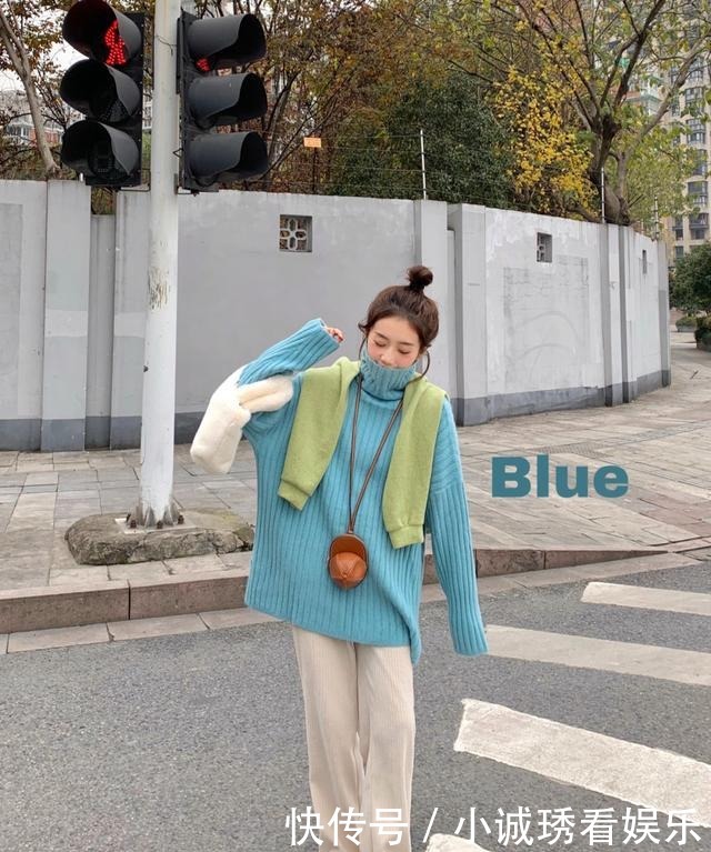 沉闷|拒绝沉闷老气,冬天的衣服就是要五颜六色,照着穿减龄显气质
