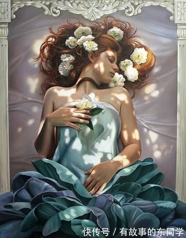 克洛斯#终极性感唯美,极致细节刻画——大师级别老奶奶的超写实神作