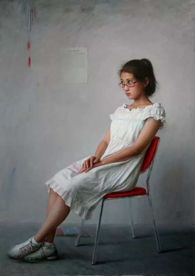 油画@美女画家安静油画里的美女,貌若天仙