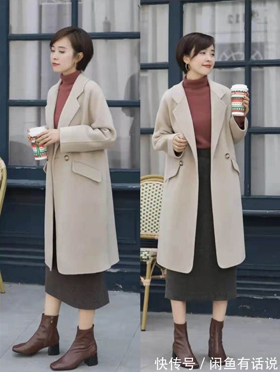 搭配|这才是中年女人该有的大衣穿搭,6套“配色方案”,直接照穿就美