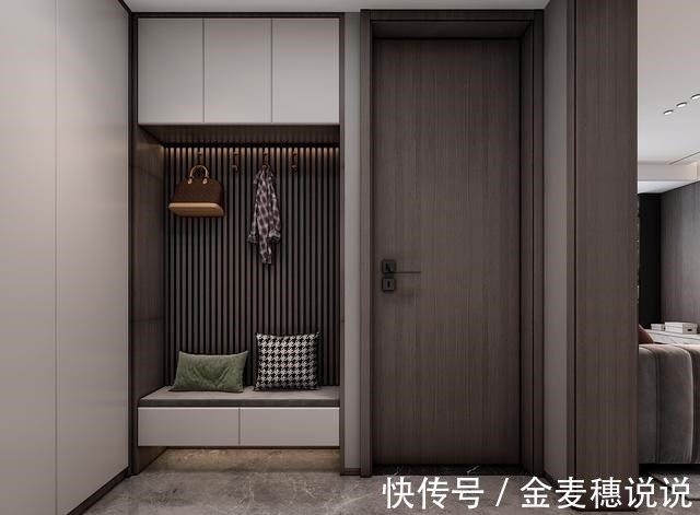 客餐厅|97㎡现代风格三居室,去繁就简,现代时尚中融入轻奢格调!