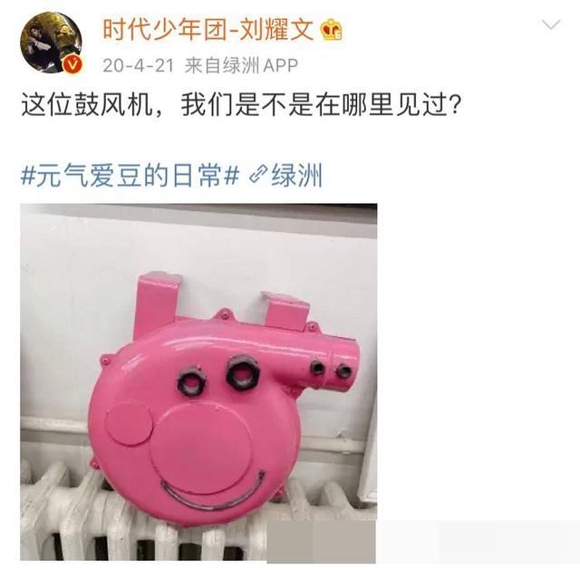 不愧是全世界最喜欢小猪佩奇的初中生,刘耀文连送礼都是小猪佩奇