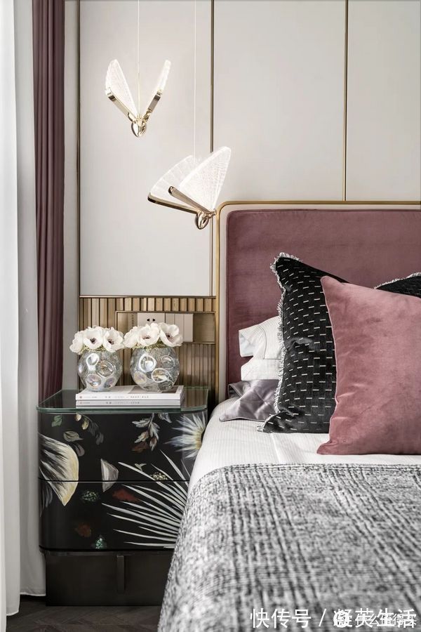 电视背景墙|这才是轻奢风,115㎡精致小生活,堪比电影里的场景