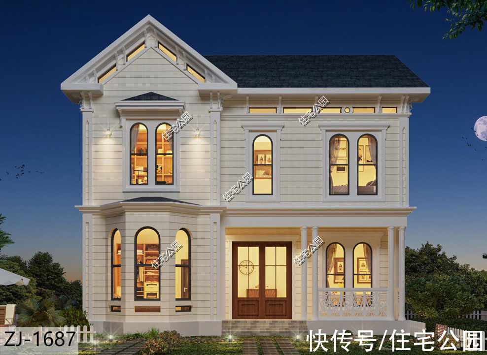 小知识|花30万回村盖一栋这样的小别墅，3室2厅标准格局，谁见谁喜欢