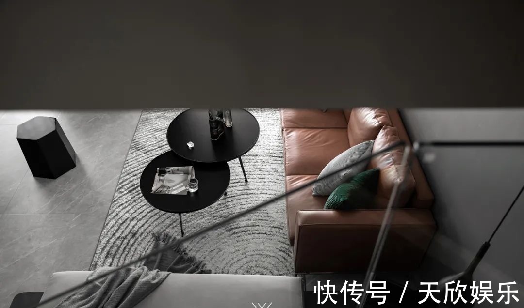 客厅|135㎡现代简约,高级时尚黑白灰,生活舒适而唯美