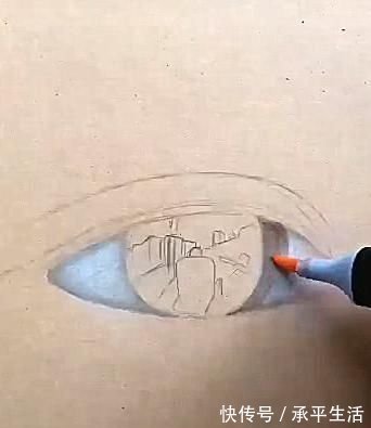 白纸$美术生白纸上面画眼睛,刚想吐槽就被打脸,网友:免费录取了吧!