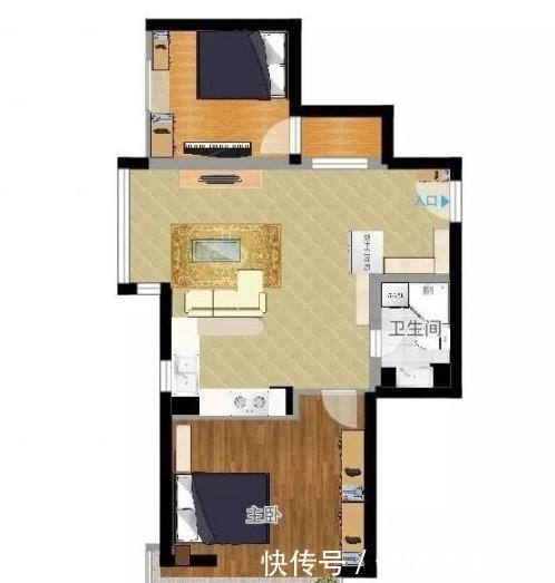 全屋|她家88㎡,坚持半墙主义,全屋都是柜子,太有心了!